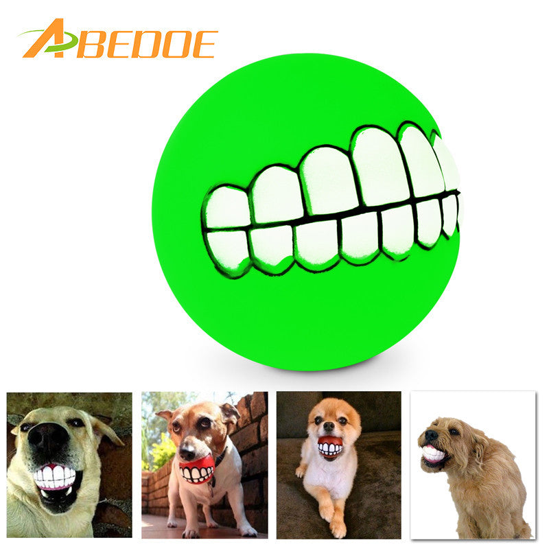 Funny Teeth Ball Dog Toy