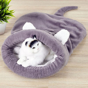 Whimsical Cat Bed Sleeping Bag