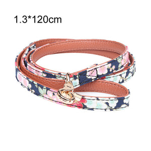 Floral Print Small Dog Leash, Collar  or Bandana