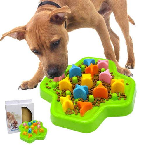 Interactive Dog Bowl Puzzle Bowl